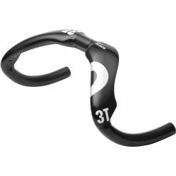 Cintre De Piste 3T Scatto LTD -Rubans de cintre Soldes 3T Scatto Ltd Track Handlebar Drop Handlebars Black Silver 3T3003AIBG38H35 3