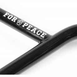 Cintre BMX Blank For Peace -Rubans de cintre Soldes Blank For Peace BMX Bars Riser Handlebars Gloss Black NotSet BLA300600 BK 1