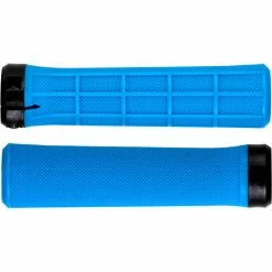 Poignées Brand-X Lock-On (demi-gaufrage) 25 Poignées Brand-X Lock-On (demi-gaufrage) -Rubans de cintre Soldes Brand X Half Waffle Lock On Handlebar Grips Bar Grips Blue BXHWLOHGBLU VLG1812A20 0