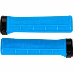 Poignées Brand-X Lock-On (demi-gaufrage) 24 Poignées Brand-X Lock-On (demi-gaufrage) -Rubans de cintre Soldes Brand X Half Waffle Lock On Handlebar Grips Bar Grips Blue BXHWLOHGBLU VLG1812A20
