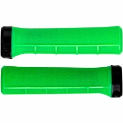 Poignées Brand-X Lock-On (demi-gaufrage) 33 Poignées Brand-X Lock-On (demi-gaufrage) -Rubans de cintre Soldes Brand X Half Waffle Lock On Handlebar Grips Bar Grips Green BXHWLOHGGRN VLG1812A20