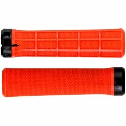 Poignées Brand-X Lock-On (demi-gaufrage) 28 Poignées Brand-X Lock-On (demi-gaufrage) -Rubans de cintre Soldes Brand X Half Waffle Lock On Handlebar Grips Bar Grips Red BXHWLOHGRED VLG1812A20 0
