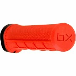Poignées Brand-X Lock-On (demi-gaufrage) 29 Poignées Brand-X Lock-On (demi-gaufrage) -Rubans de cintre Soldes Brand X Half Waffle Lock On Handlebar Grips Bar Grips Red BXHWLOHGRED VLG1812A20 1