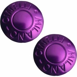 Embouts De Cintre Cinelli Milano (route) -Rubans de cintre Soldes Cinelli Milano Road Handlebar End Plugs Bar Ends Purple CNA55P