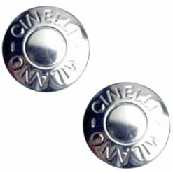 Embouts De Cintre Cinelli Milano (route) -Rubans de cintre Soldes Cinelli Milano Road Handlebar End Plugs Bar Ends Silver CNA55