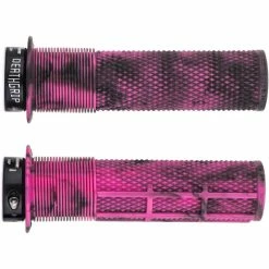 Poignée DMR Brendog Death -Rubans de cintre Soldes DMR Brendog Death Grip Bar Grips Marble Pink DMR G BREN THICK MP 1