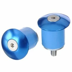 Rubans de cintre Soldes -Rubans de cintre Soldes LifeLine Alloy Screw In Bar End Plugs Bar Ends Blue NotSet LLASBEPBLU