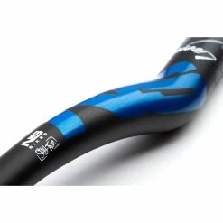 NS Bikes Licence Carbon Bars -Rubans de cintre Soldes NS Bikes Licence Carbon Bars Riser Handlebars Blue Blue NotSet NSP 3632 1