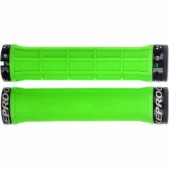 Poignées Nukeproof Neutron Half Waffle Lock On -Rubans de cintre Soldes Nukeproof Neutron Half Waffle Lock On Grip Bar Grips Green NotSet 5056097003498 0