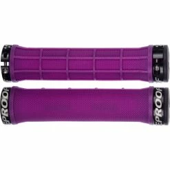 Poignées Nukeproof Neutron Half Waffle Lock On -Rubans de cintre Soldes Nukeproof Neutron Half Waffle Lock On Grip Bar Grips Purple NotSet 5056097003511 0