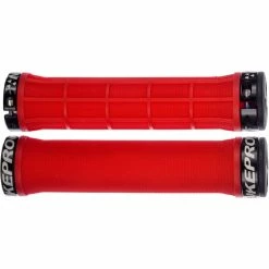 Poignées Nukeproof Neutron Half Waffle Lock On -Rubans de cintre Soldes Nukeproof Neutron Half Waffle Lock On Grip Bar Grips Red NotSet 5056097003474 0