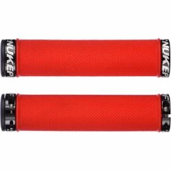 Poignées Nukeproof Neutron Knurled Lock On -Rubans de cintre Soldes Nukeproof Neutron Knurled Lock On Grip Bar Grips Red NotSet 5056097003429 2