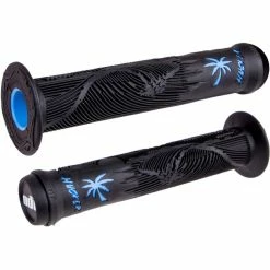 ODI Hucker Signature BMX Grips -Rubans de cintre Soldes ODI Hucker Signature BMX Grips Bar Grips Black Blue ODHK1160BU 0