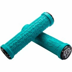Race Face Grippler Lock-on Grips 45 Race Face Grippler Lock-on Grips -Rubans de cintre Soldes Race Face Grippler Lock on Grips Bar Grips Turquoise Not Set AC990088