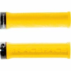 Poignées Race Face Half Nelson Lock-on -Rubans de cintre Soldes Race Face Half Nelson Lock on Grips Bar Grips Yellow AC990064