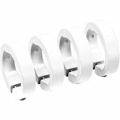 Sixpack Racing Lock-On Clamp Rings -Rubans de cintre Soldes Sixpack Racing Lock On Clamp Rings Bar Grips White NotSet 200008 CLAMPRING 0
