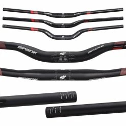 Spank SPIKE 800 Vibrocore Handlebar 6 Spank SPIKE 800 Vibrocore Handlebar -Rubans de cintre Soldes Spank Spike 800 Vibrocore Bar Riser Handlebars Black Red 2016 E03777R15AM4SPK