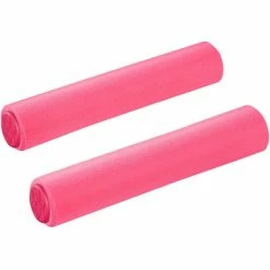 Poignées Supacaz Siliconez SL -Rubans de cintre Soldes Supacaz Siliconez SL Handlebar Grips Bar Grips Neon Pink SG18