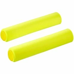 Poignées Supacaz Siliconez SL -Rubans de cintre Soldes Supacaz Siliconez SL Handlebar Grips Bar Grips Neon Yellow SG19