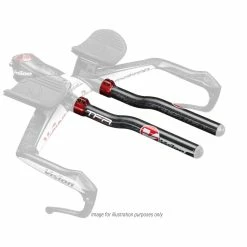 Vision R-Bend Aero Bar Extensions -Rubans de cintre Soldes Vision R Bend Carbon Extensions Aero Bars Red 67000049017030 0